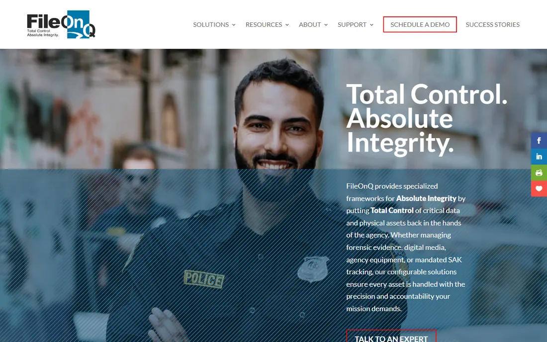 FileOnQ homepage