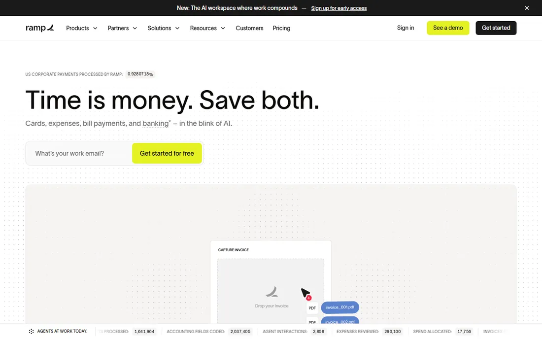 Ramp homepage