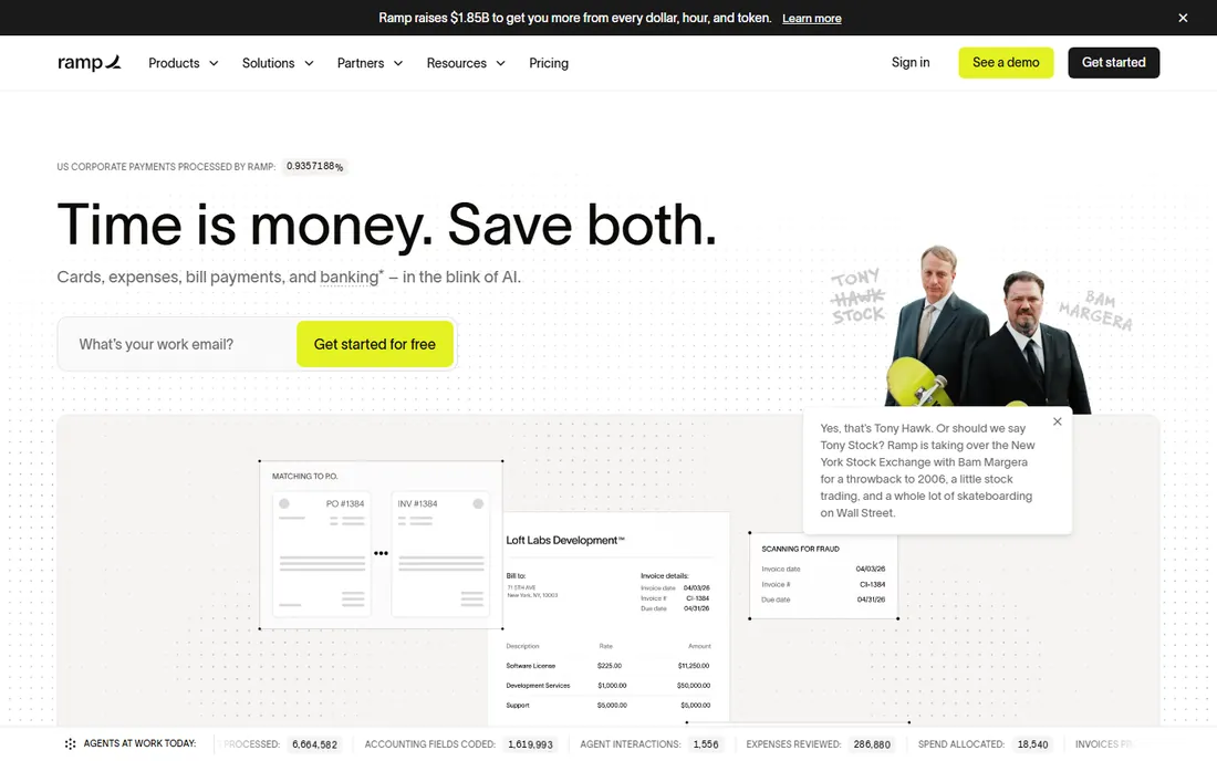 Ramp homepage