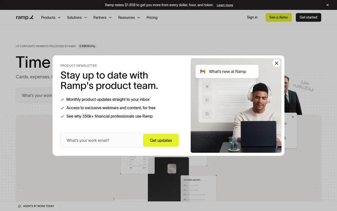 Ramp homepage