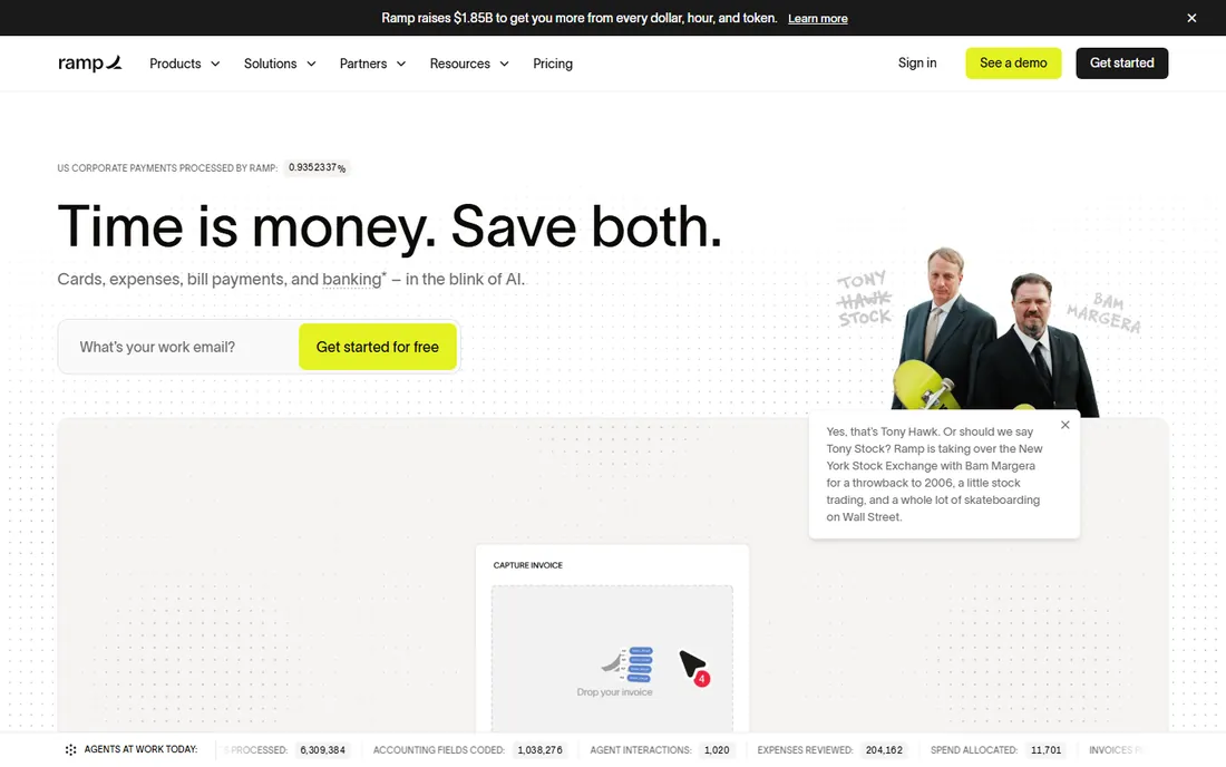 Ramp homepage