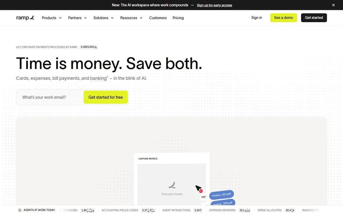 Ramp homepage