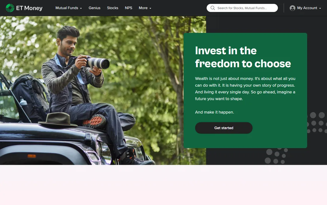 ET Money homepage
