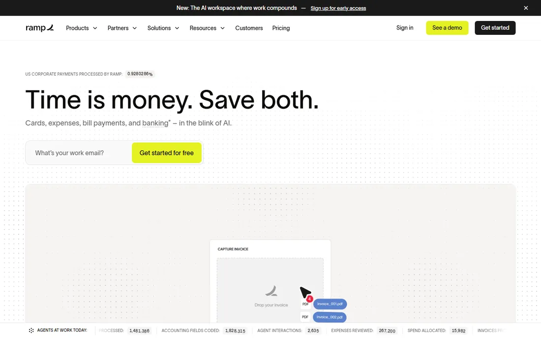 Ramp homepage