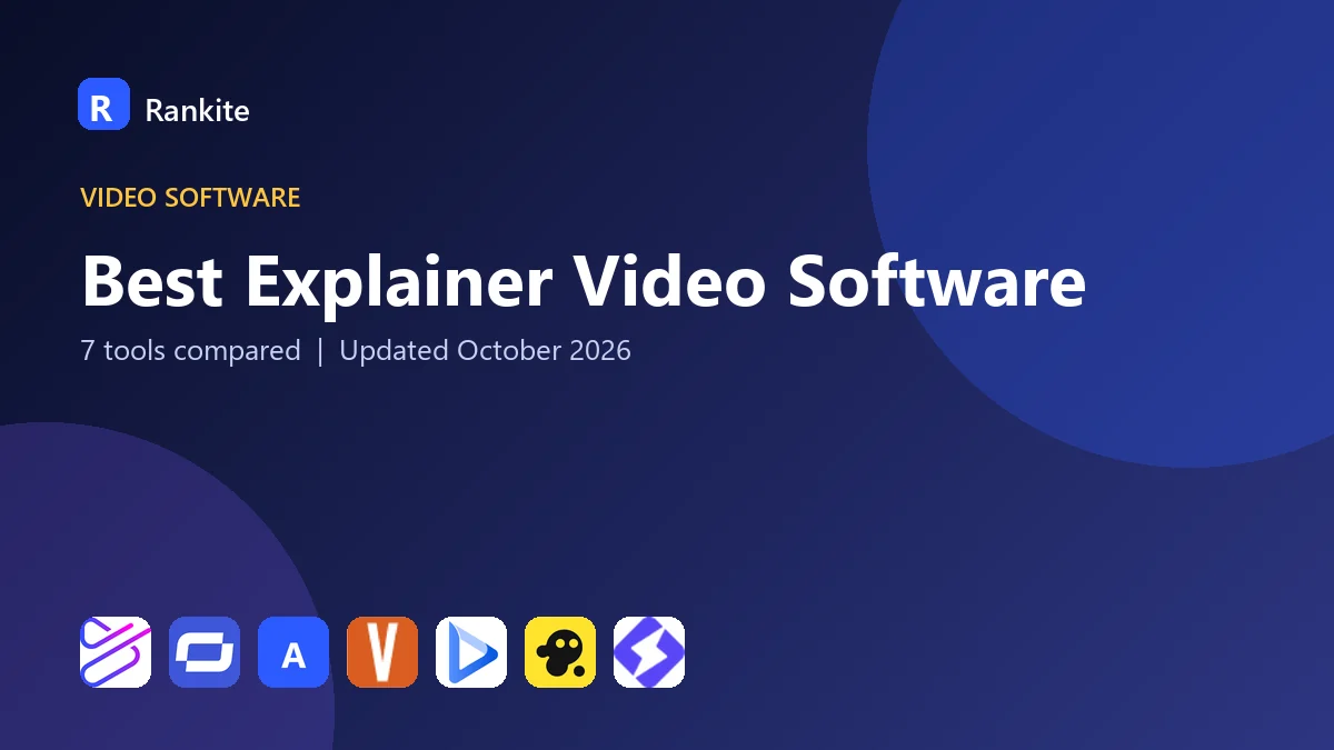 Best Explainer Video Software: 7 Tools Compared