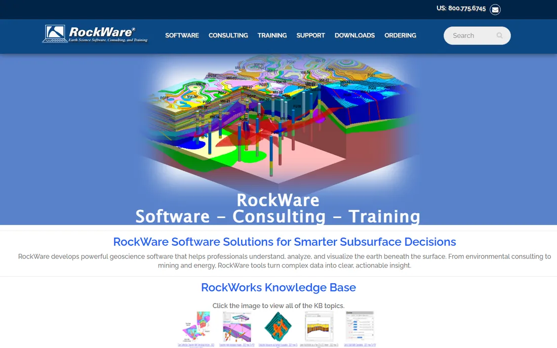 RockWorks (RockWare) homepage