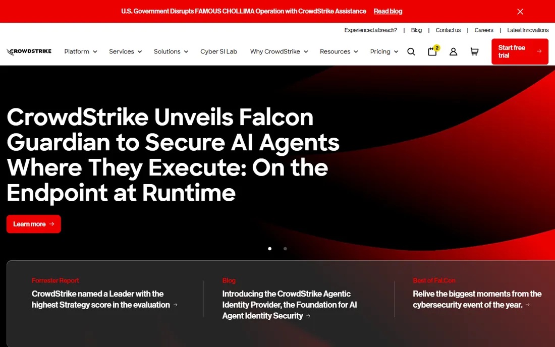 CrowdStrike Falcon Exposure Management homepage