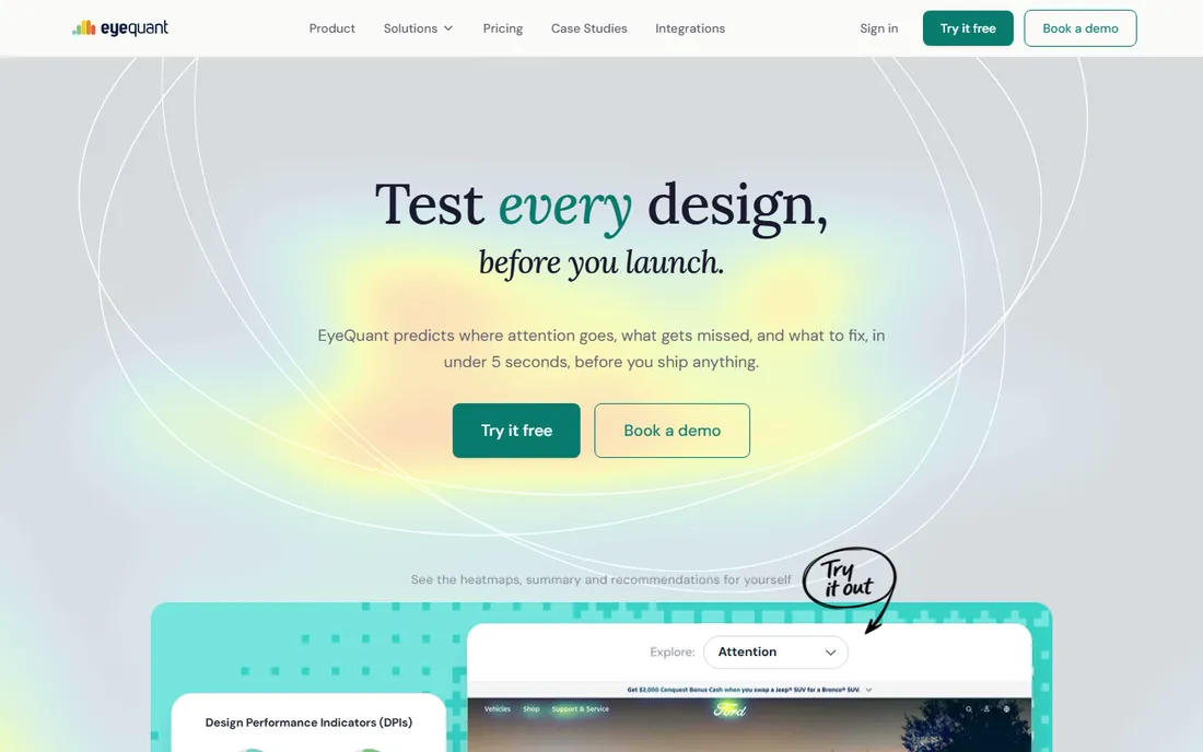 EyeQuant homepage