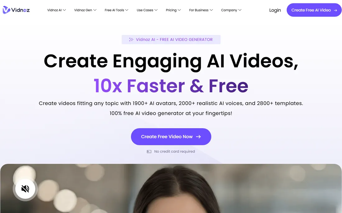 Vidnoz homepage