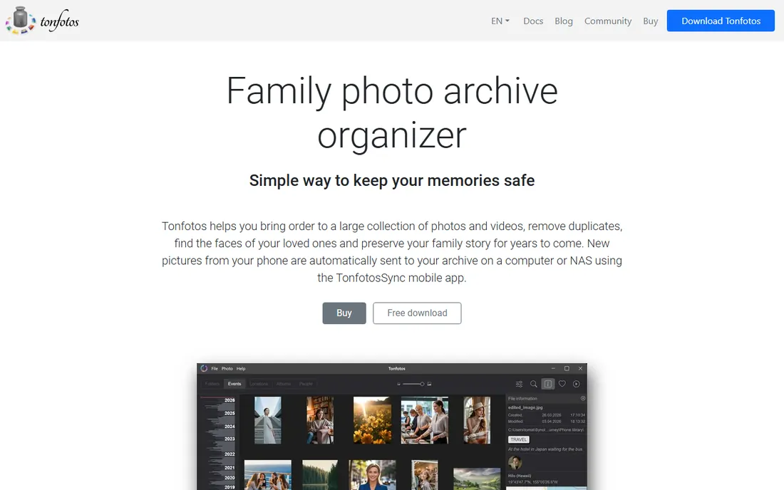 Tonfotos homepage