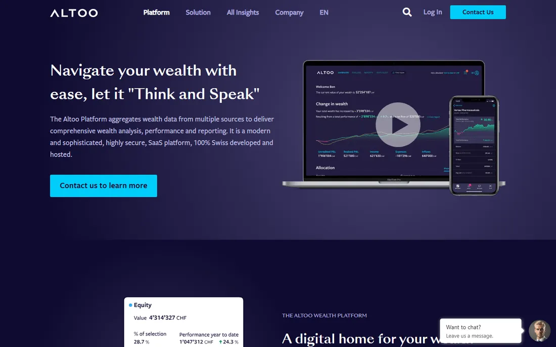 Altoo homepage