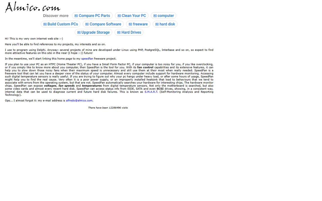SpeedFan homepage