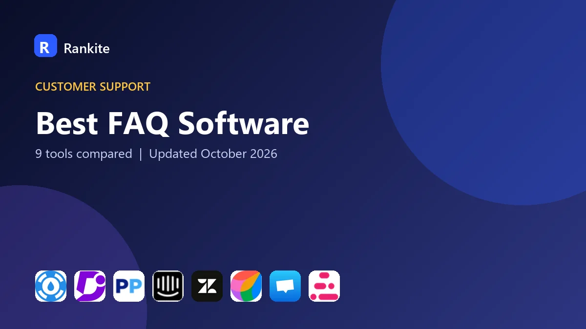 Best FAQ Software in 2026: 9 Tools Compared