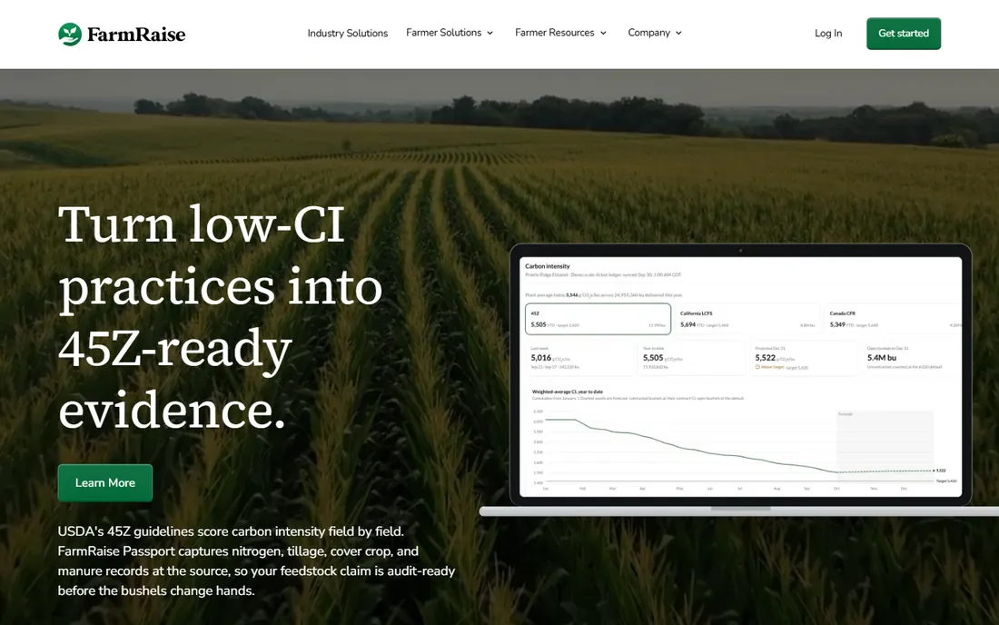 FarmRaise homepage