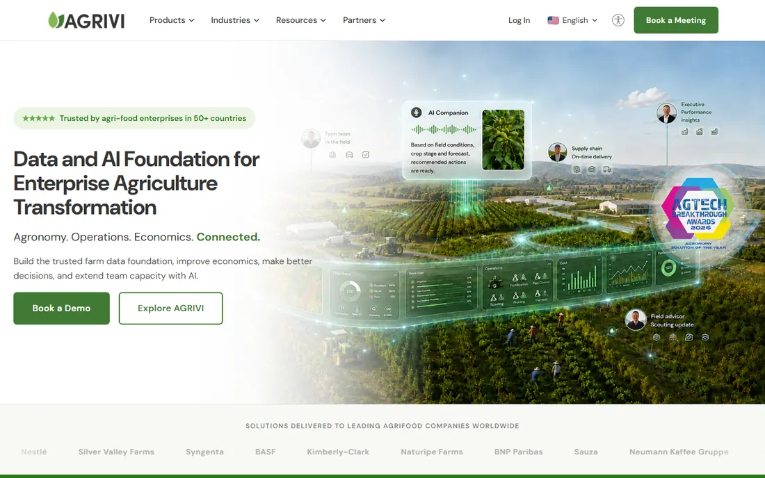 Agrivi homepage