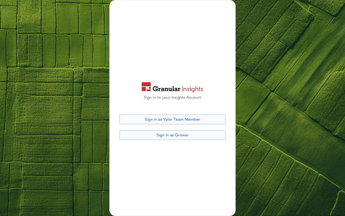Granular Insights homepage