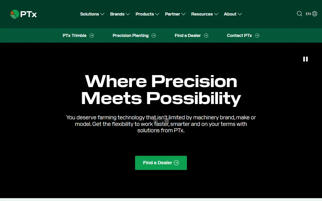 PTx Trimble homepage