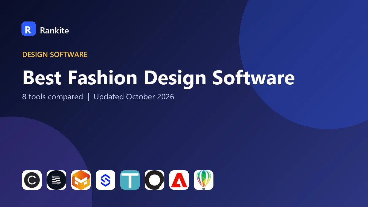 Best Fashion Design Software in 2026: 8 Tools Compared