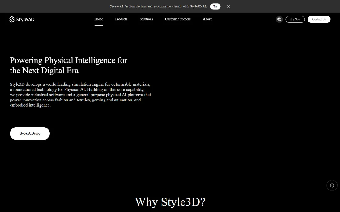 Style3D homepage