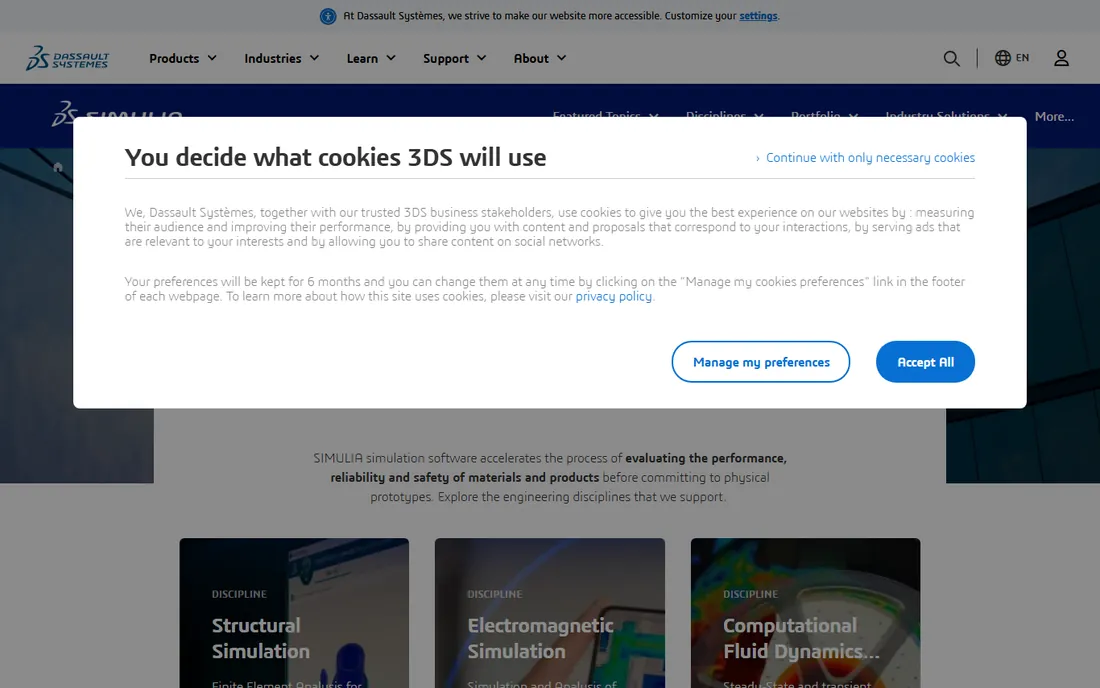 Abaqus homepage