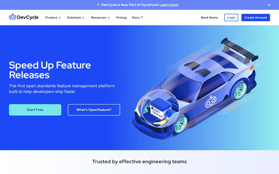 DevCycle homepage