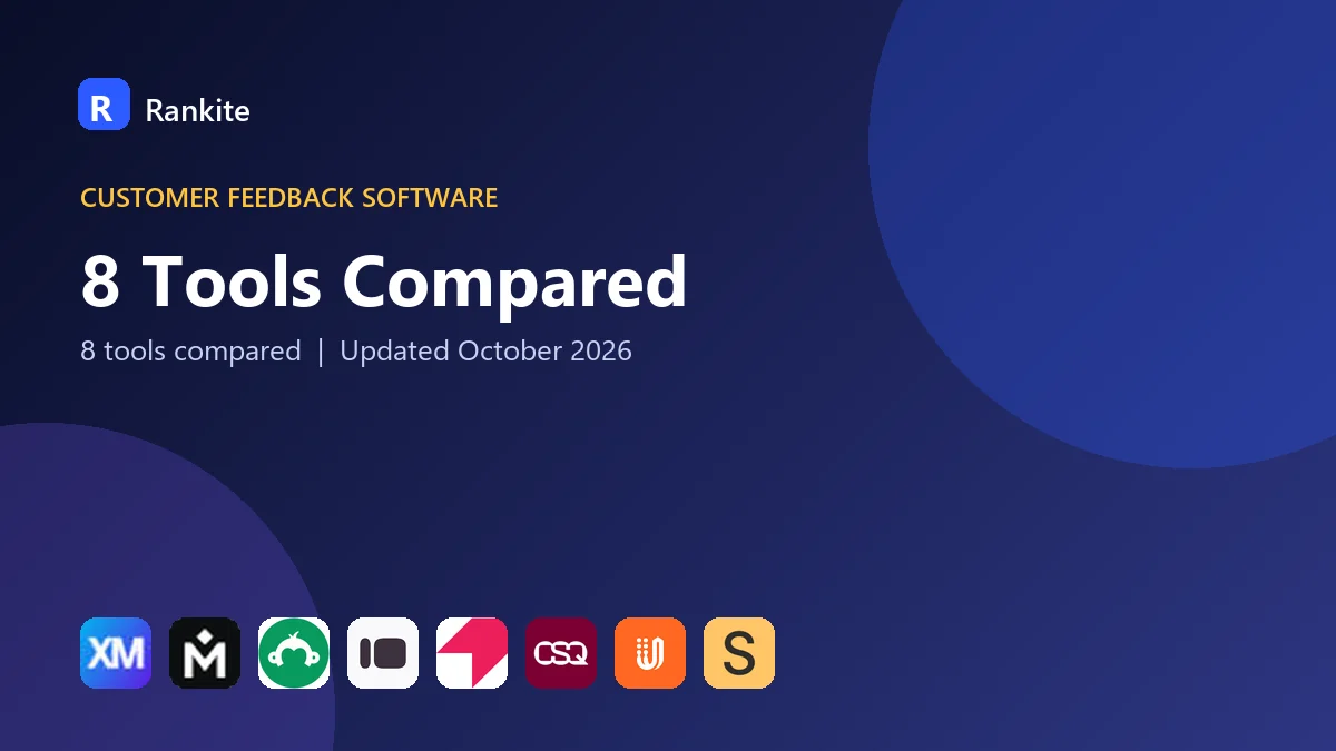 8 Tools Compared: Best Feedback Analytics Software in 2026
