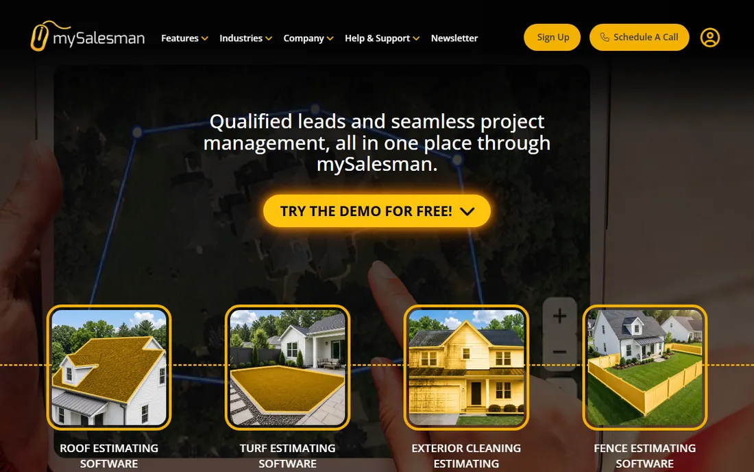 mySalesman homepage