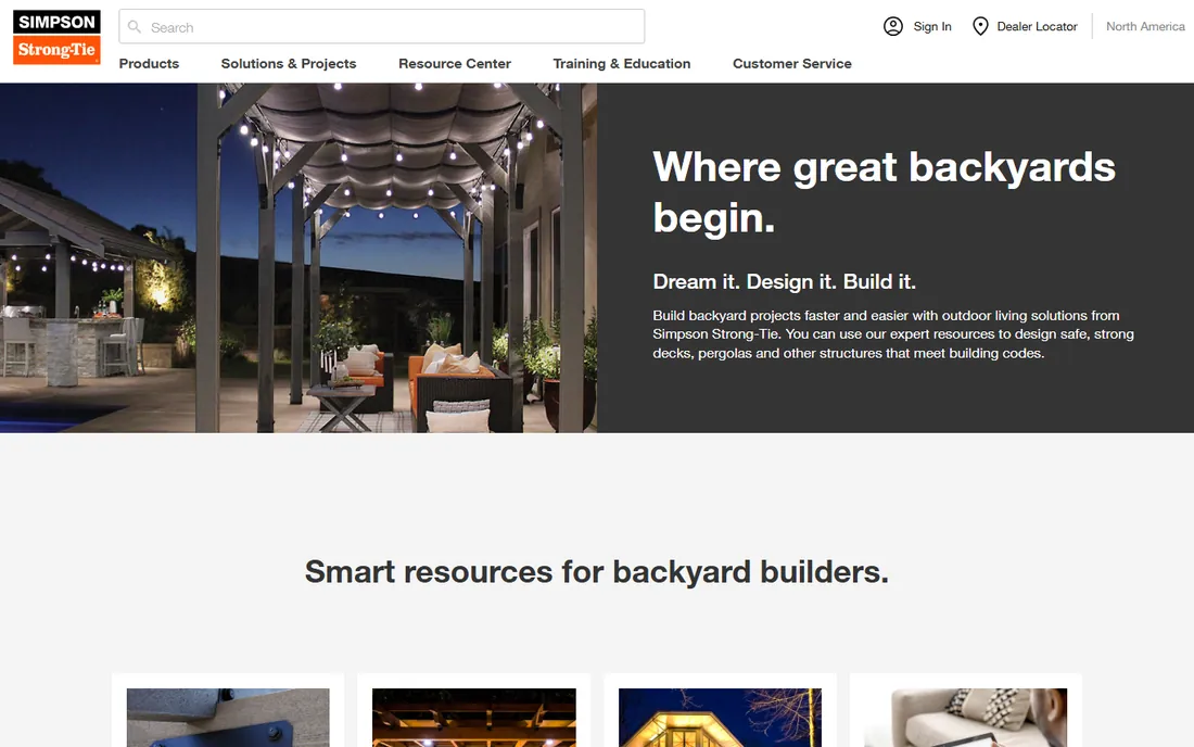 Simpson Strong-Tie Fence Planner homepage