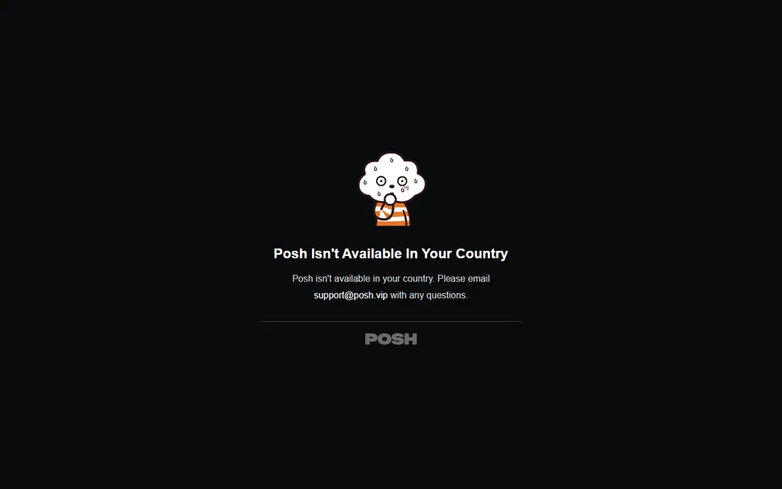 Posh homepage