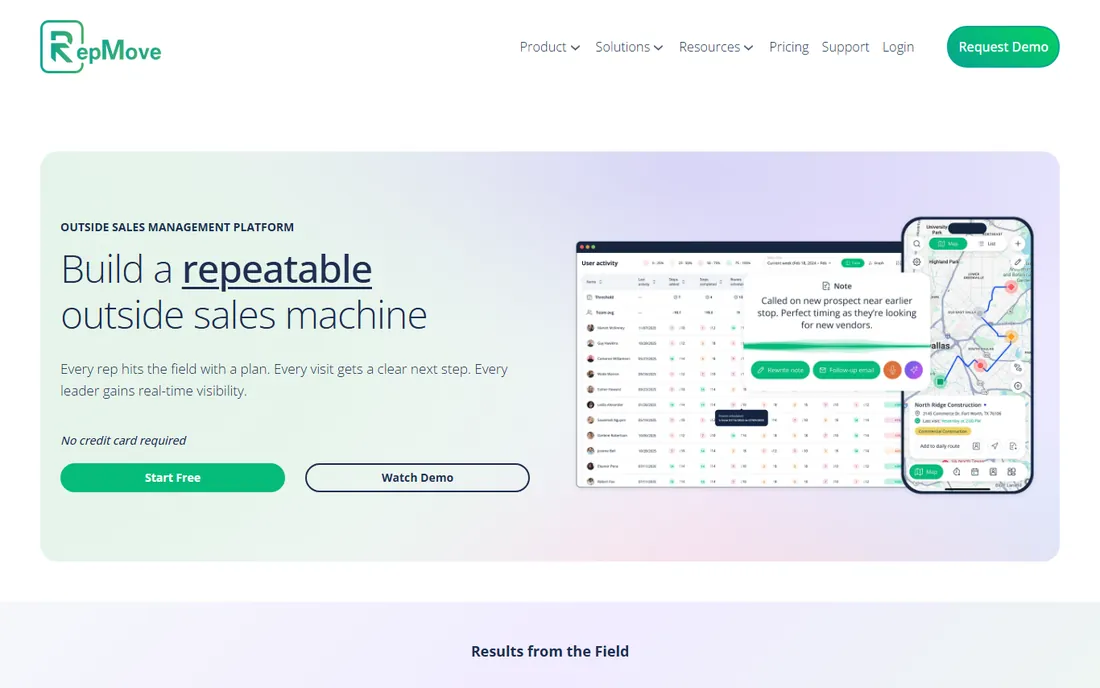 RepMove homepage
