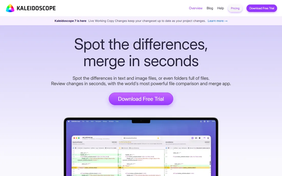 Kaleidoscope homepage