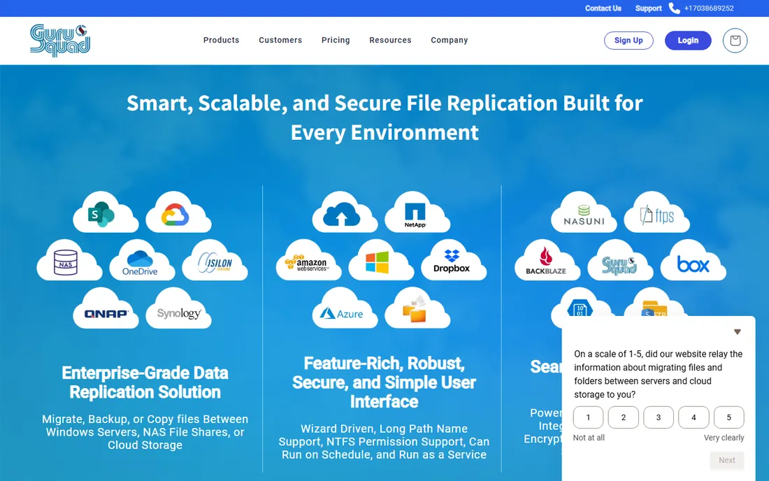 GS RichCopy 360 homepage