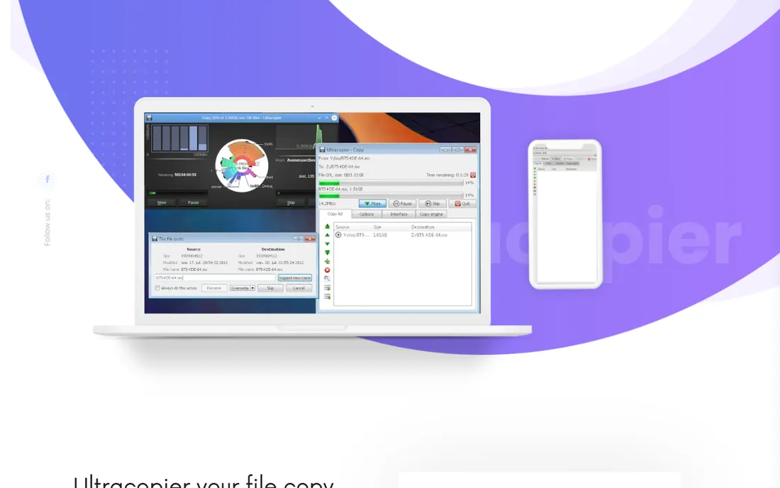 UltraCopier homepage