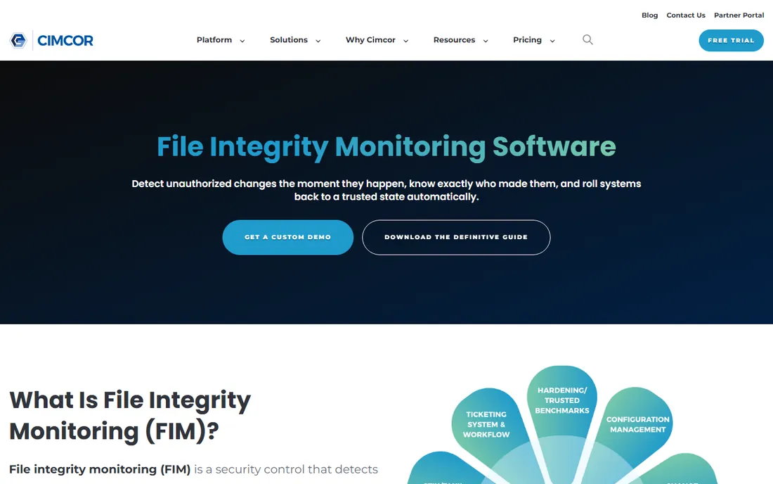 CimTrak homepage