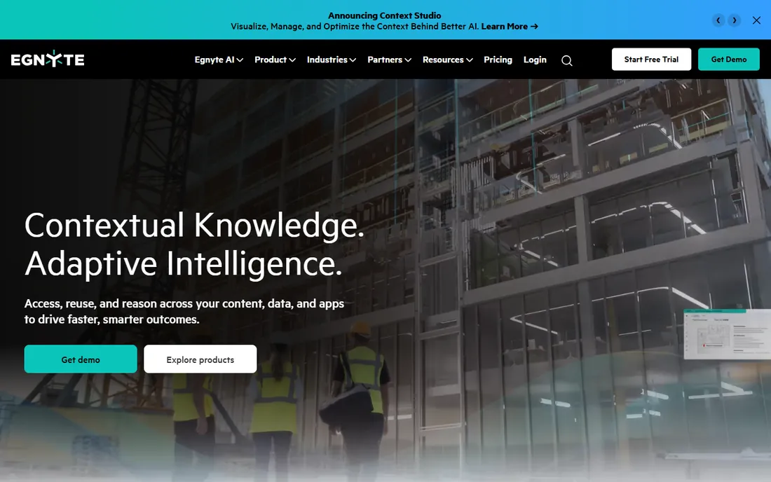 Egnyte homepage
