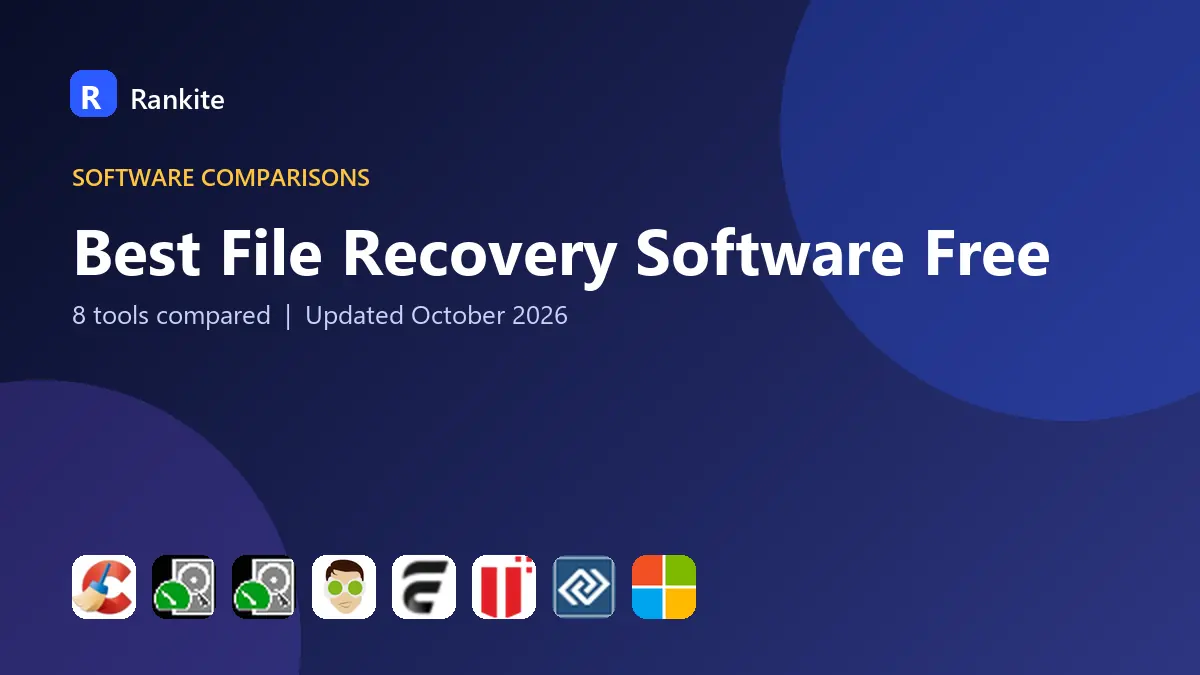 Best File Recovery Software Free in 2026: 8 Tools Compared