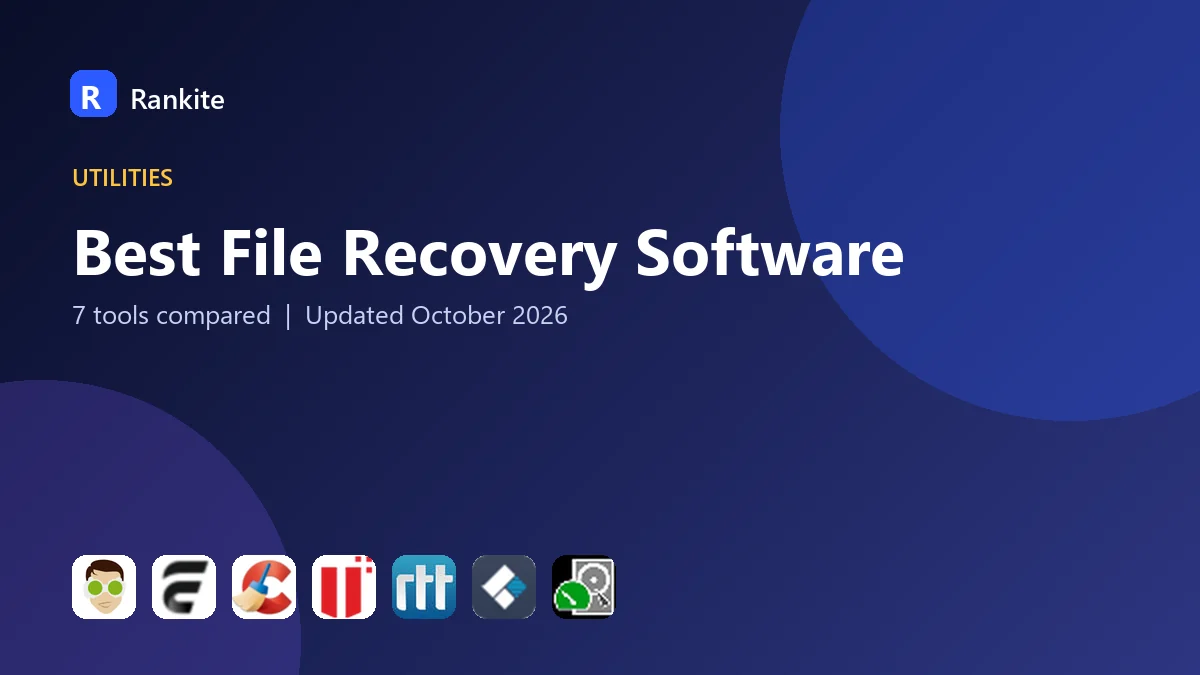 Best File Recovery Software: 7 Tools Compared