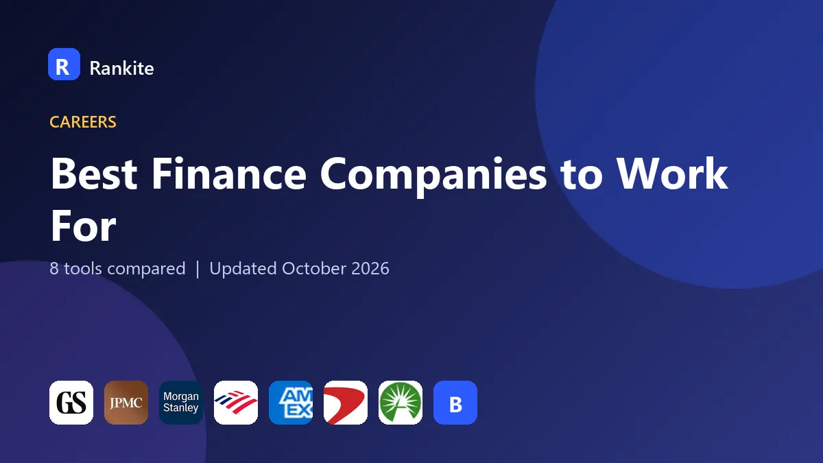Best Finance Companies to Work For in 2026: 8 Employers Compared