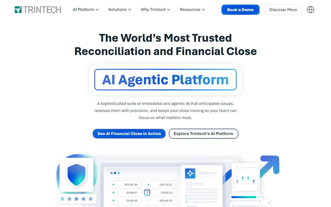 Trintech homepage