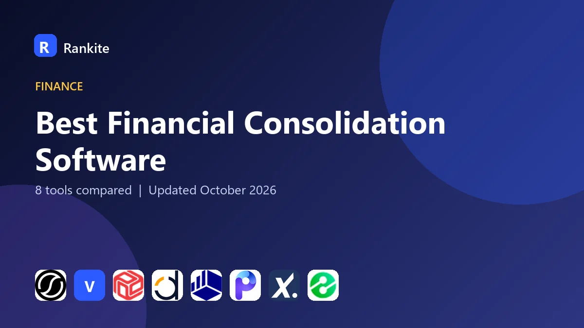 Best Financial Consolidation Software in 2026: 8 Tools Compared