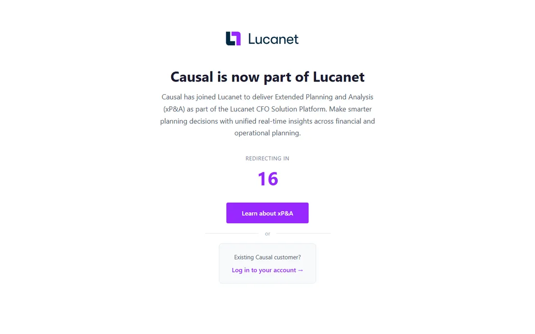 Causal homepage