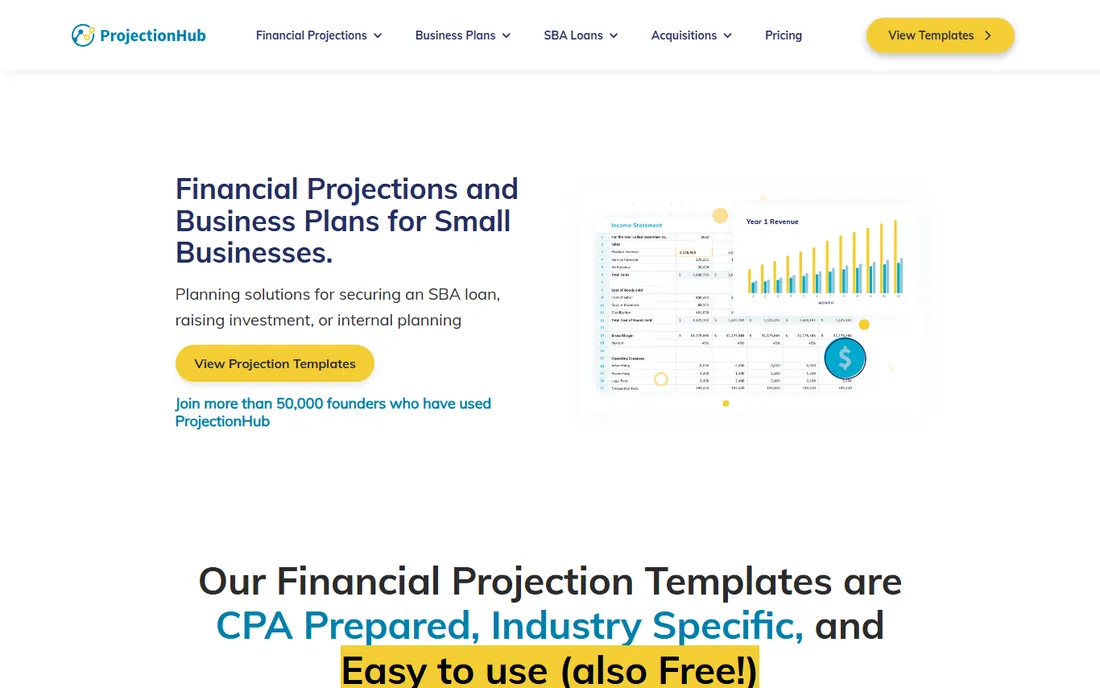 ProjectionHub homepage