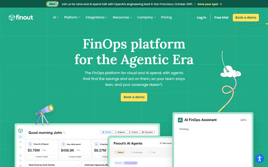Finout homepage