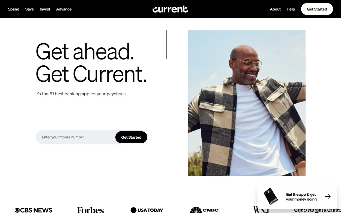 Current homepage