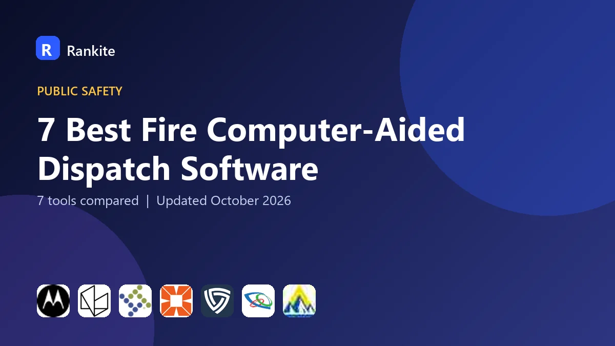 7 Best Fire Computer-Aided Dispatch Software: 7 Tools Compared