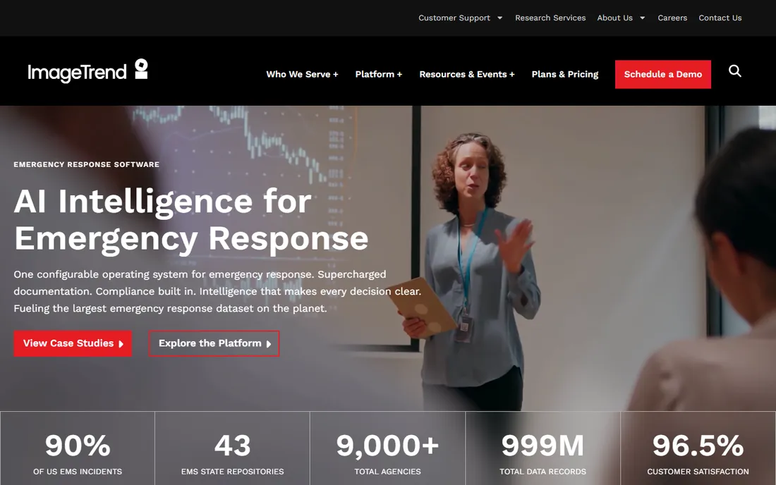 ImageTrend homepage