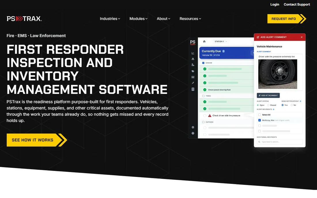 PSTrax homepage