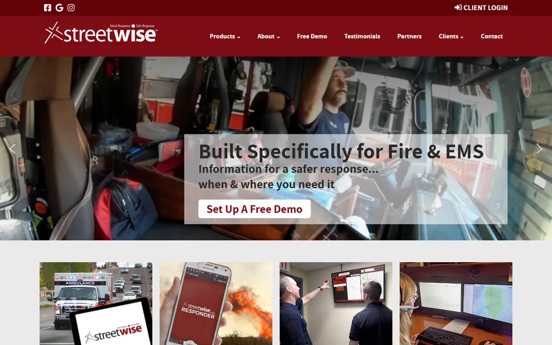 StreetWise CADlink homepage
