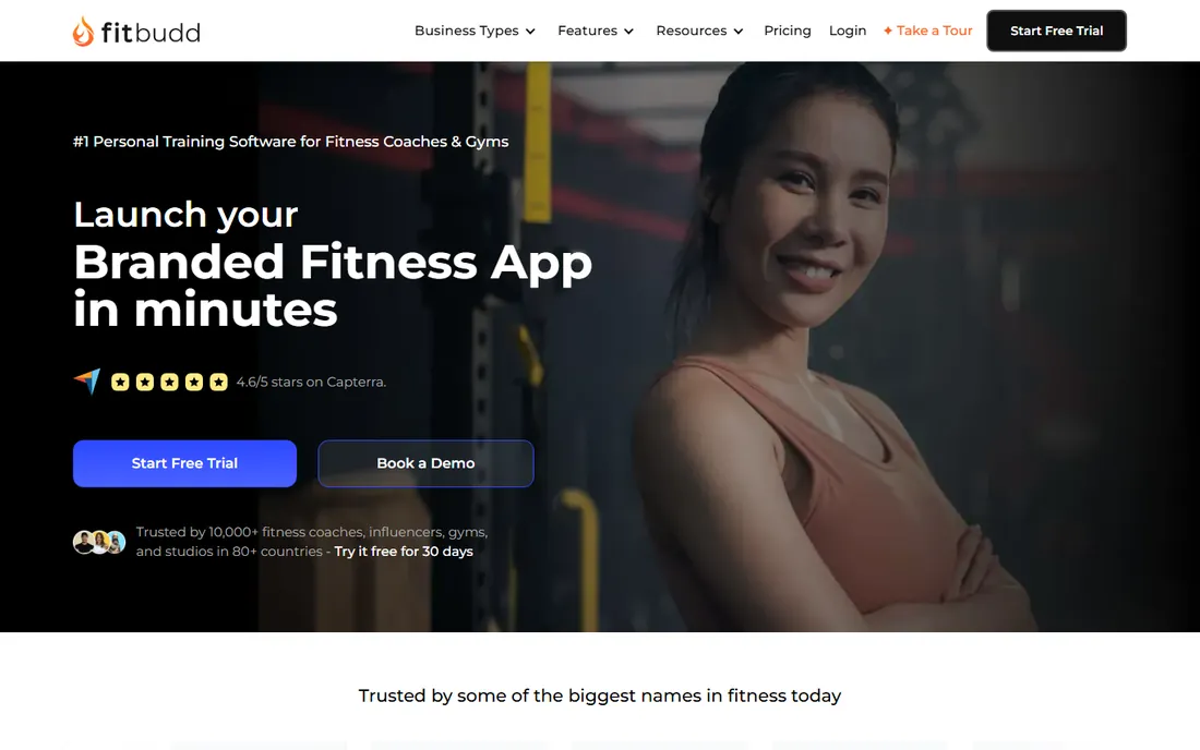 FitBudd homepage