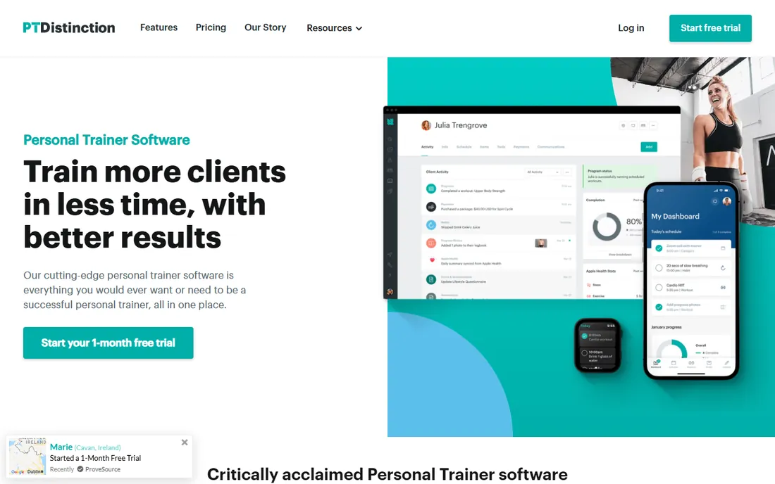 PT Distinction homepage